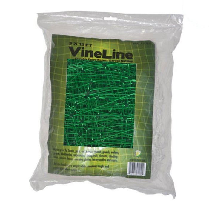 VineLine Durable Plastic Trellis Netting Green 5ft x 30ft