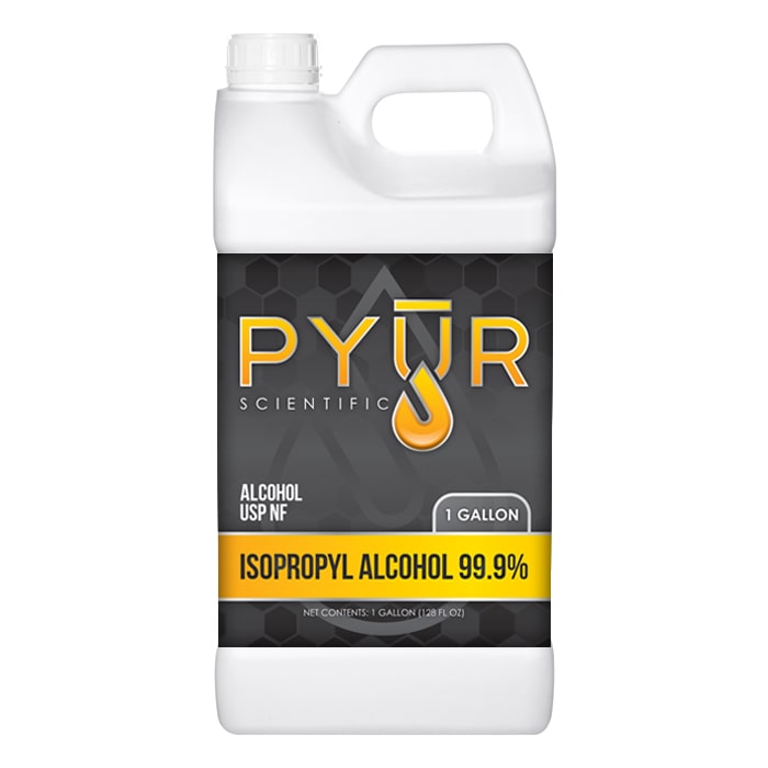 Pyur Scientific Isopropyl Alcohol 99.9% IPA 1 Quart (12pcs/Case)